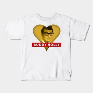 Love buddy holly Kids T-Shirt